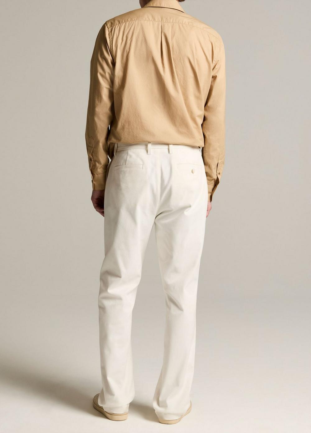 Vince Louie Relaxed Cotton-Linen Chino Pant - Trousers