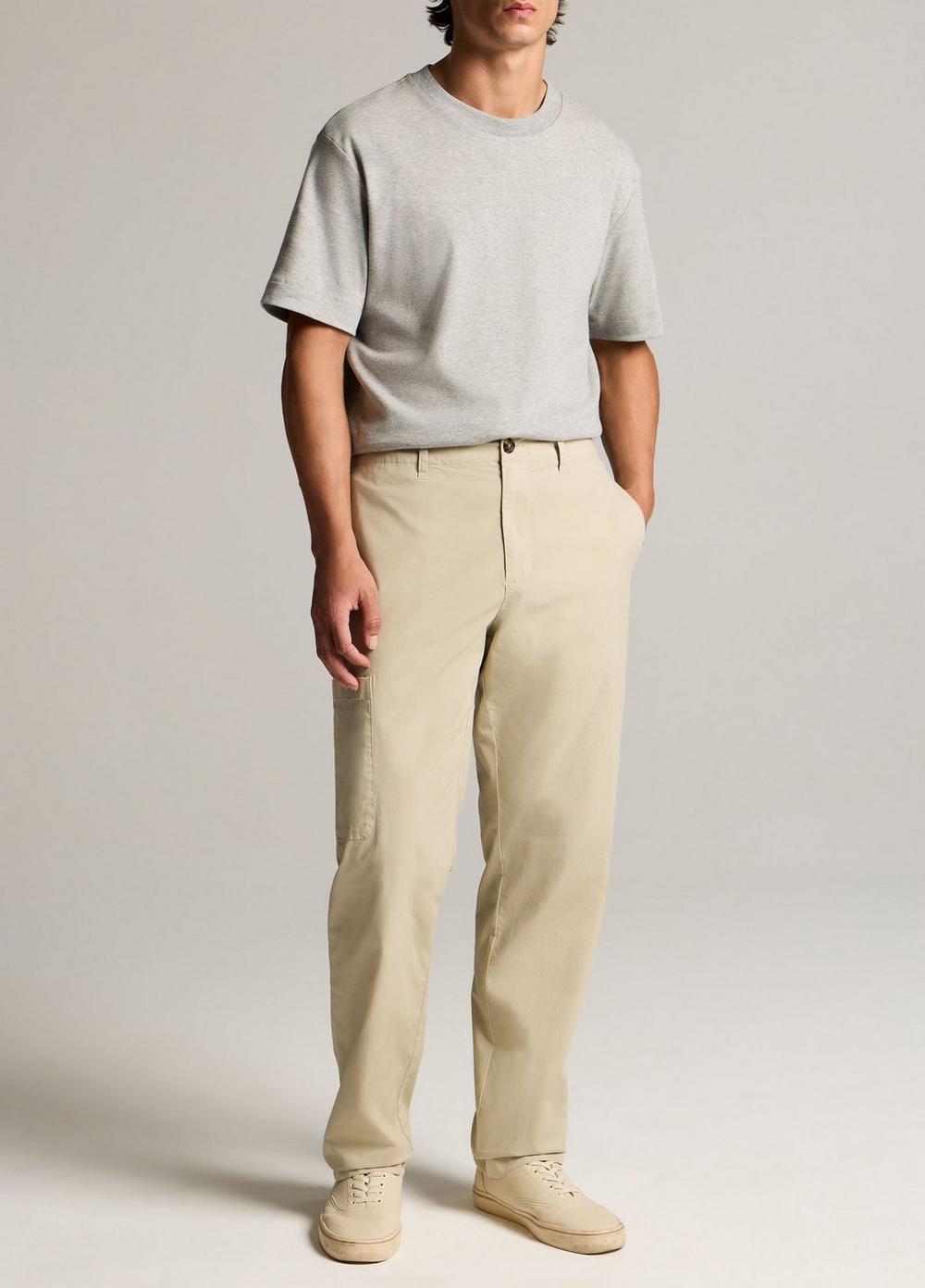 Vince Owen Athletic Stretch-Cotton Side-Pocket Trouser - Trousers