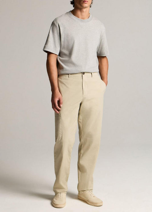 Vince Owen Athletic Stretch-Cotton Side-Pocket Trouser - Trousers