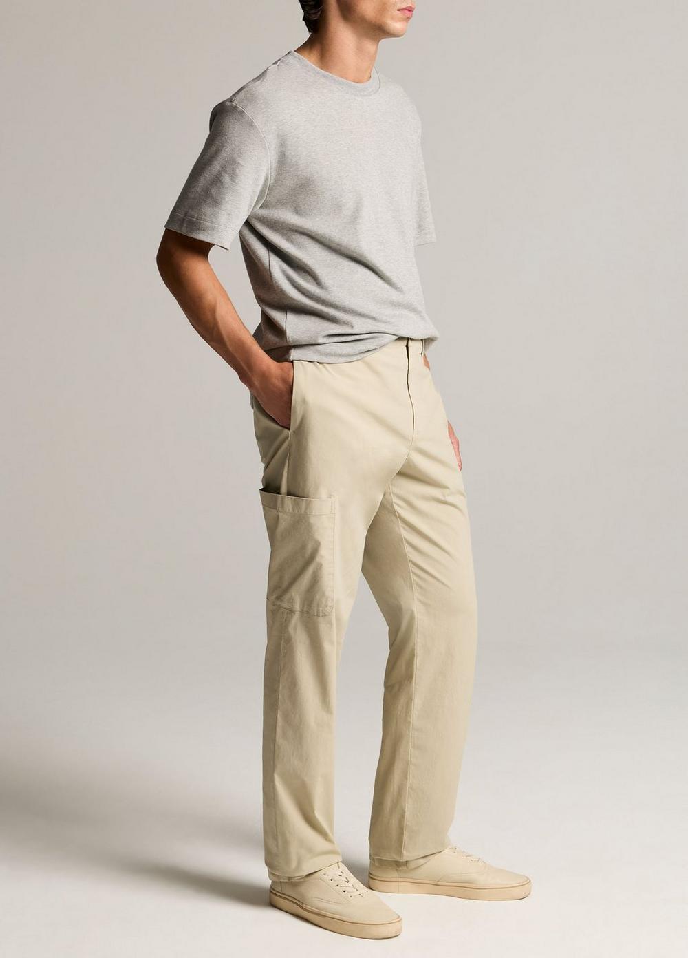Vince Owen Athletic Stretch-Cotton Side-Pocket Trouser - Trousers