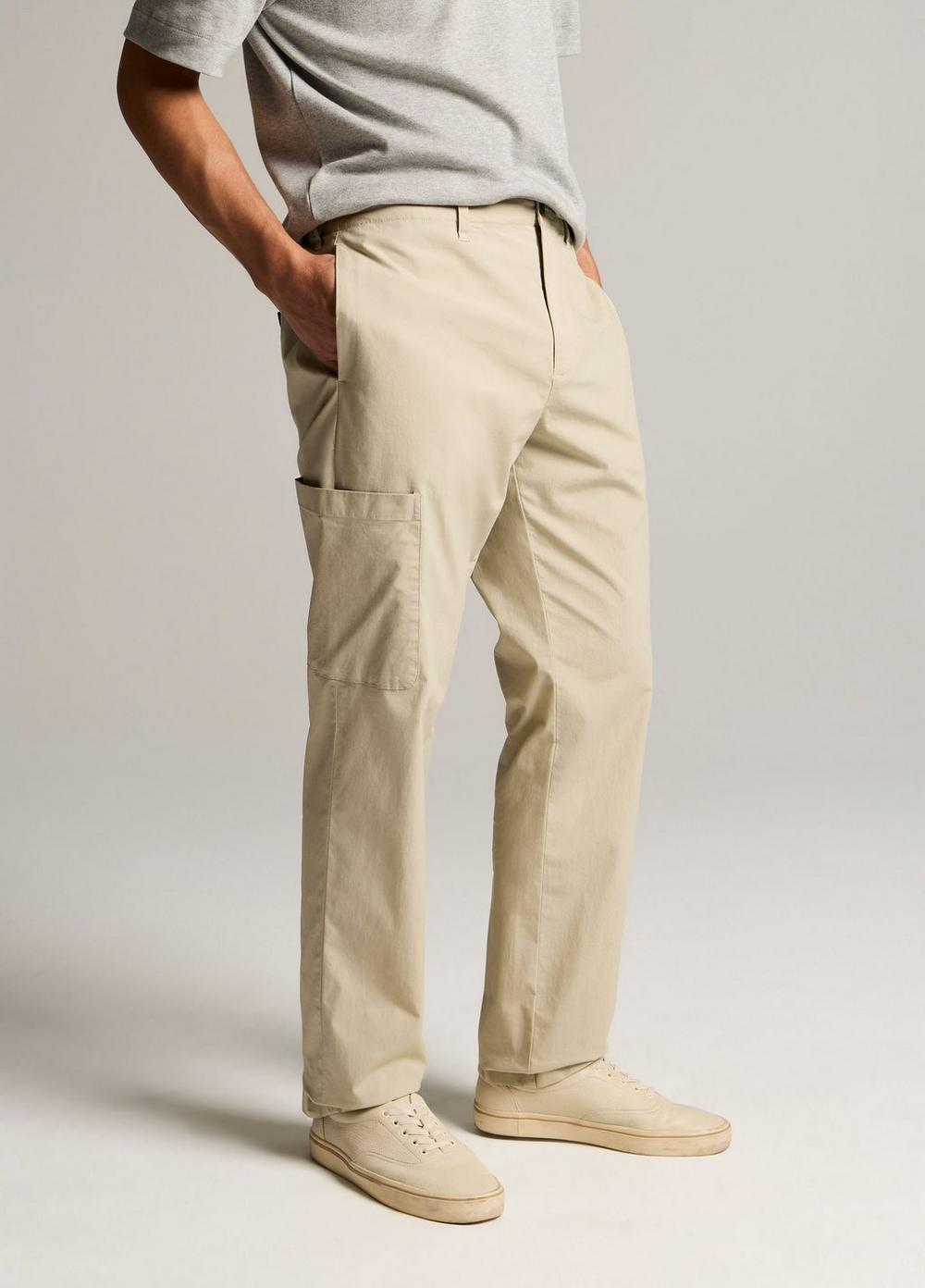 Vince Owen Athletic Stretch-Cotton Side-Pocket Trouser - Trousers