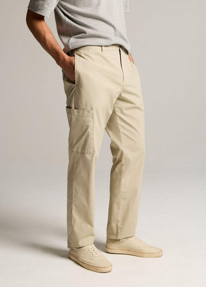 Vince Owen Athletic Stretch-Cotton Side-Pocket Trouser - Trousers