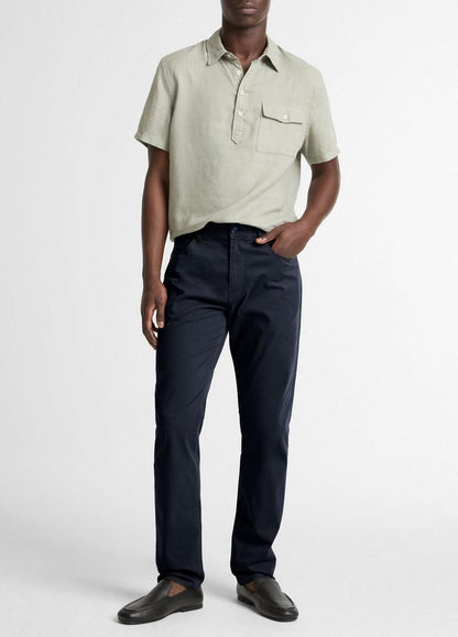 Vince Dylan Slim 5-Pocket Cotton Sateen Pant - Trousers