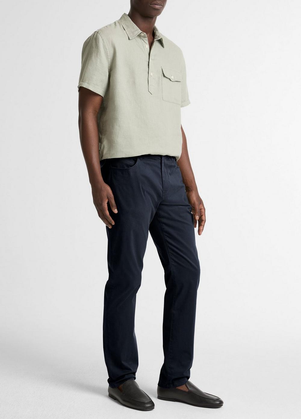 Vince Dylan Slim 5-Pocket Cotton Sateen Pant - Trousers