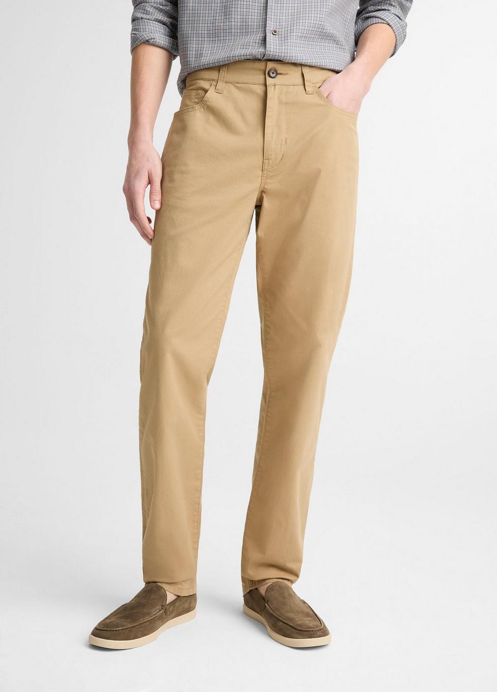 Vince Dylan Slim 5-Pocket Cotton Sateen Pant - Trousers