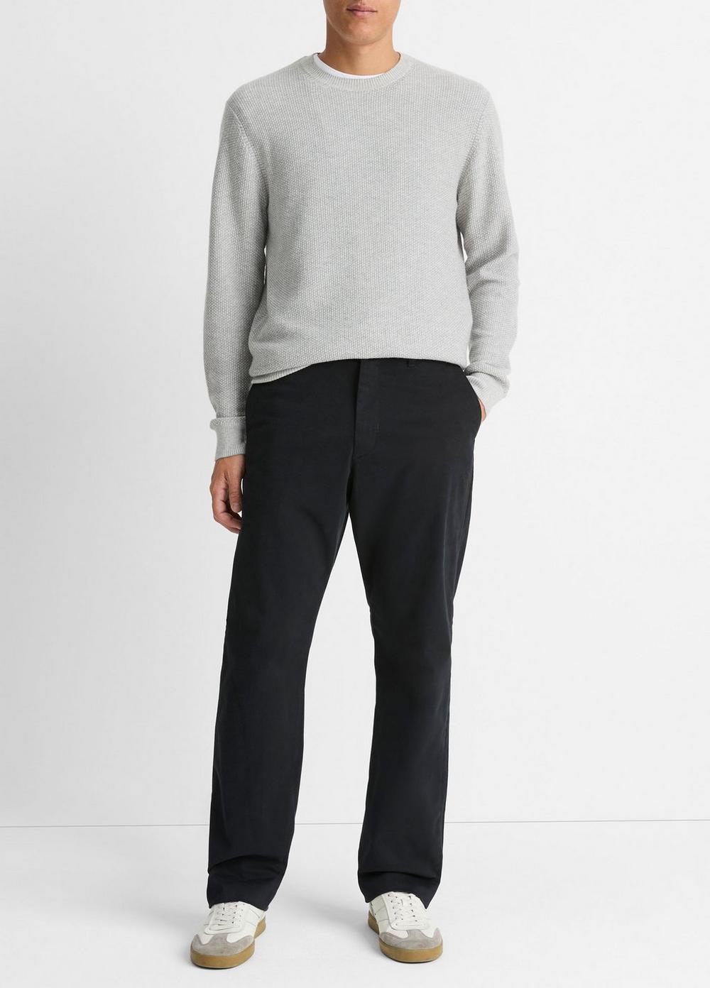 Vince Louie Relaxed Stretch-Cotton Pant - Trousers