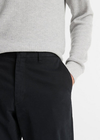 Vince Louie Relaxed Stretch-Cotton Pant - Trousers