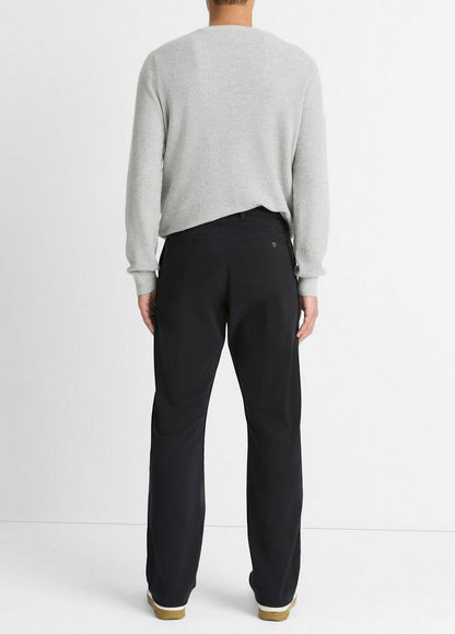 Vince Louie Relaxed Stretch-Cotton Pant - Trousers