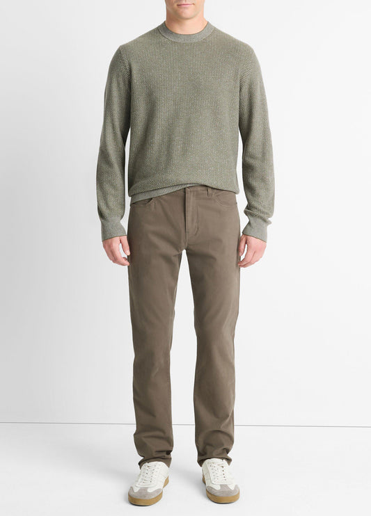 Vince Dylan Slim 5-Pocket Peached Stretch-Cotton Pant - Trousers