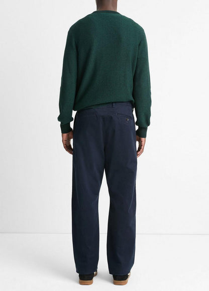 Vince Louie Relaxed Stretch-Cotton Pant - Trousers
