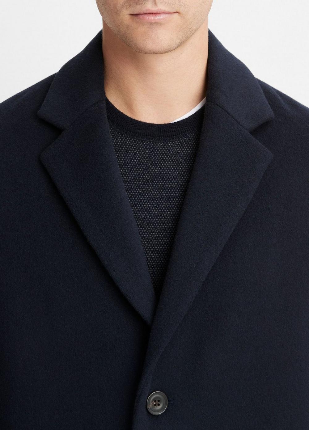 Vince Classic Italian Wool-Blend Coat - Jackets & Outerwear