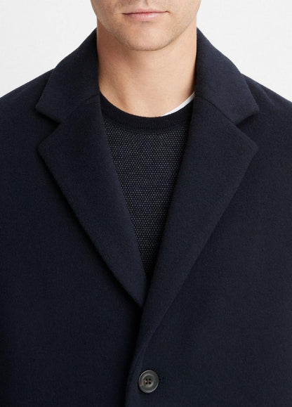 Vince Classic Italian Wool-Blend Coat - Jackets & Outerwear