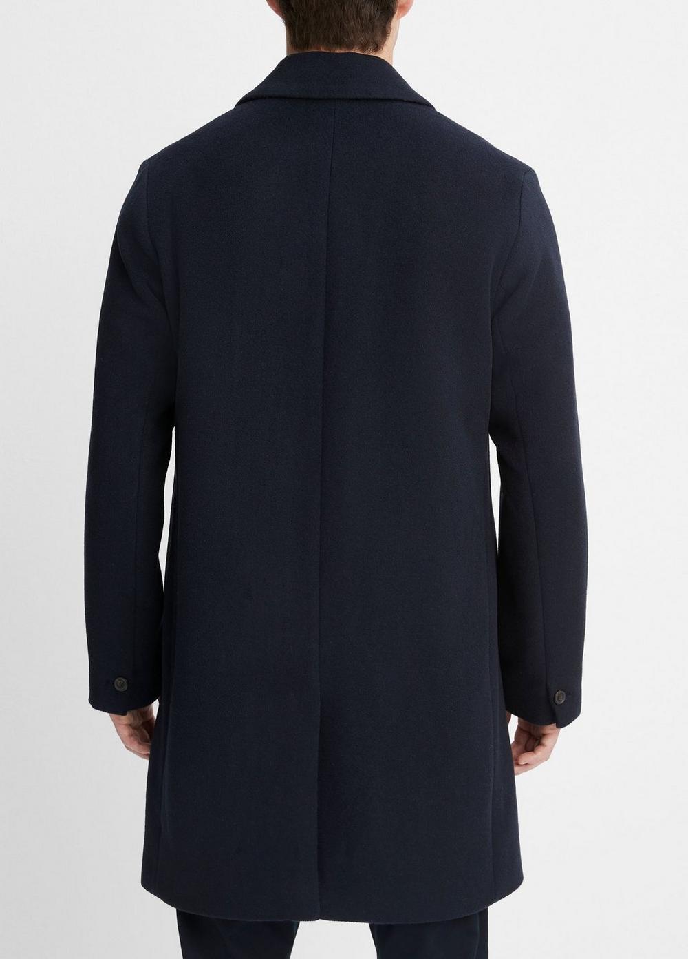 Vince Classic Italian Wool-Blend Coat - Jackets & Outerwear