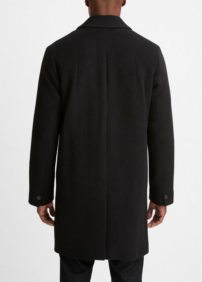 Vince Classic Italian Wool-Blend Coat - Jackets & Outerwear