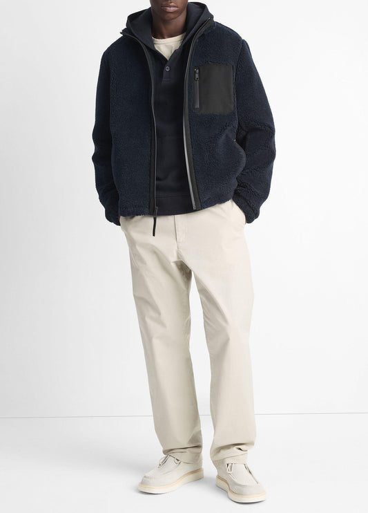 Vince Sherpa Zip Jacket  - Jackets