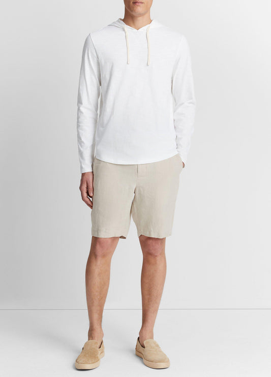 Vince Textured Cotton Hoodie - Sweatshirts & Hoodies