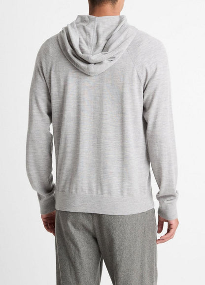 Vince Featherweight Merino Wool-Cashmere Hoodie - Sweatshirts & Hoodies