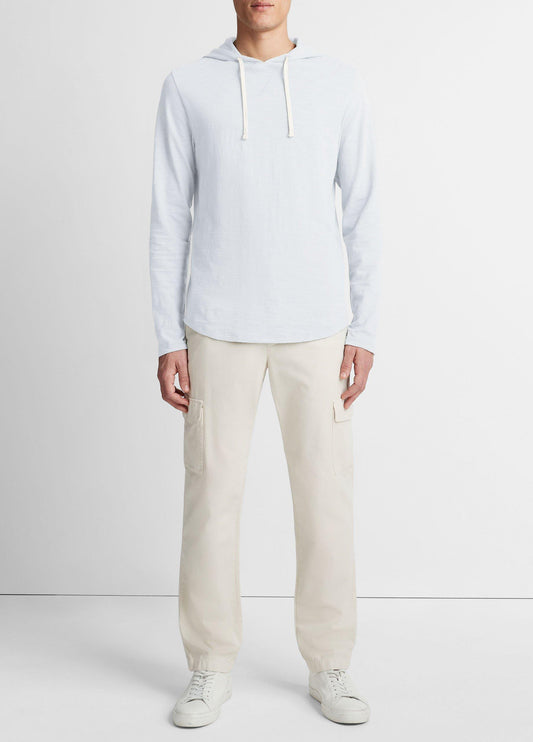 Vince Textured Cotton Hoodie - Sweatshirts & Hoodies