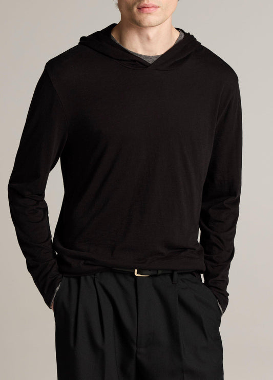 Vince Slub Pima Cotton Double-Layer Hoodie - Sweatshirts & Hoodies