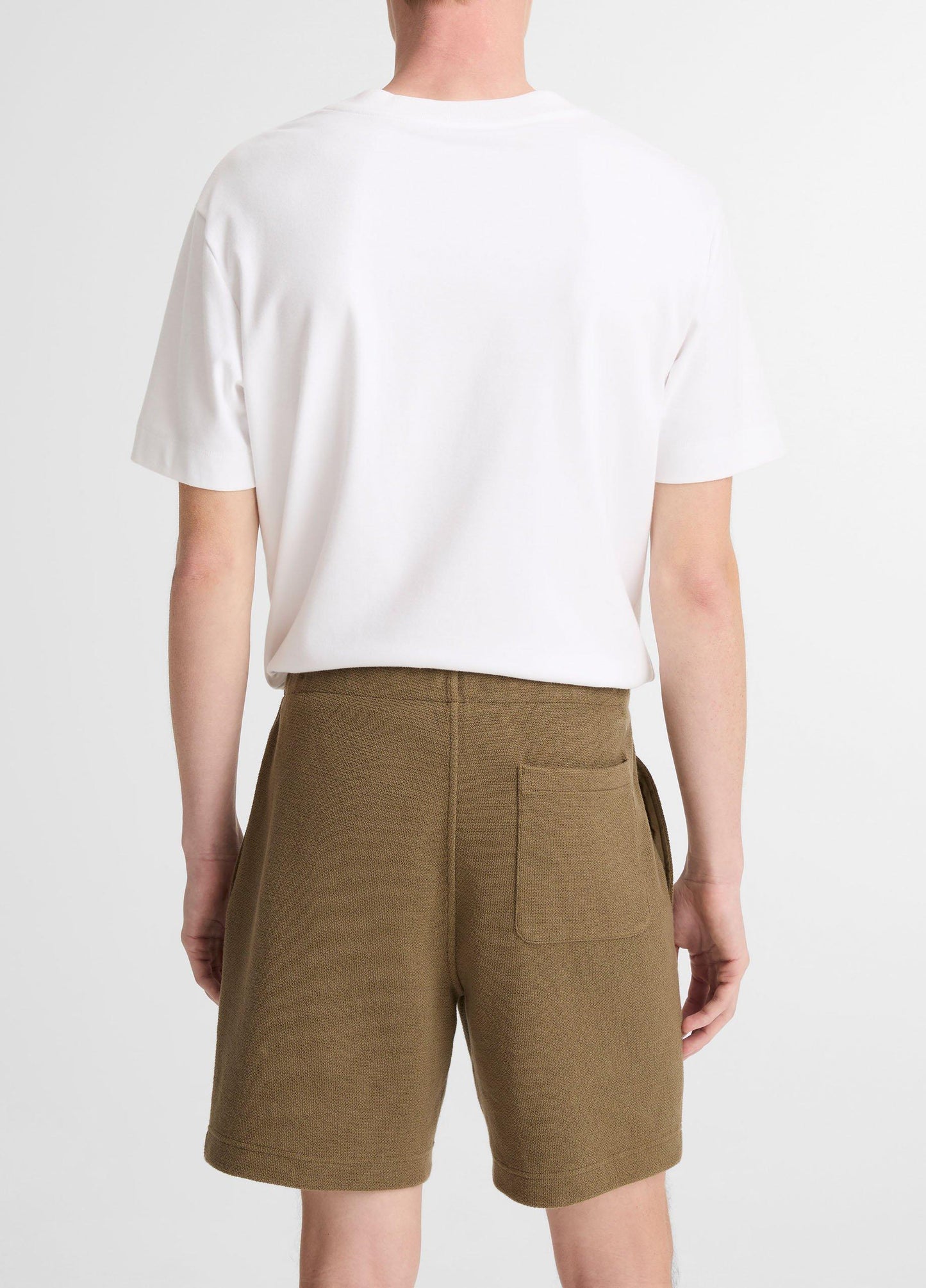 Vince Cotton Bouclé Pull-On Short - Shorts