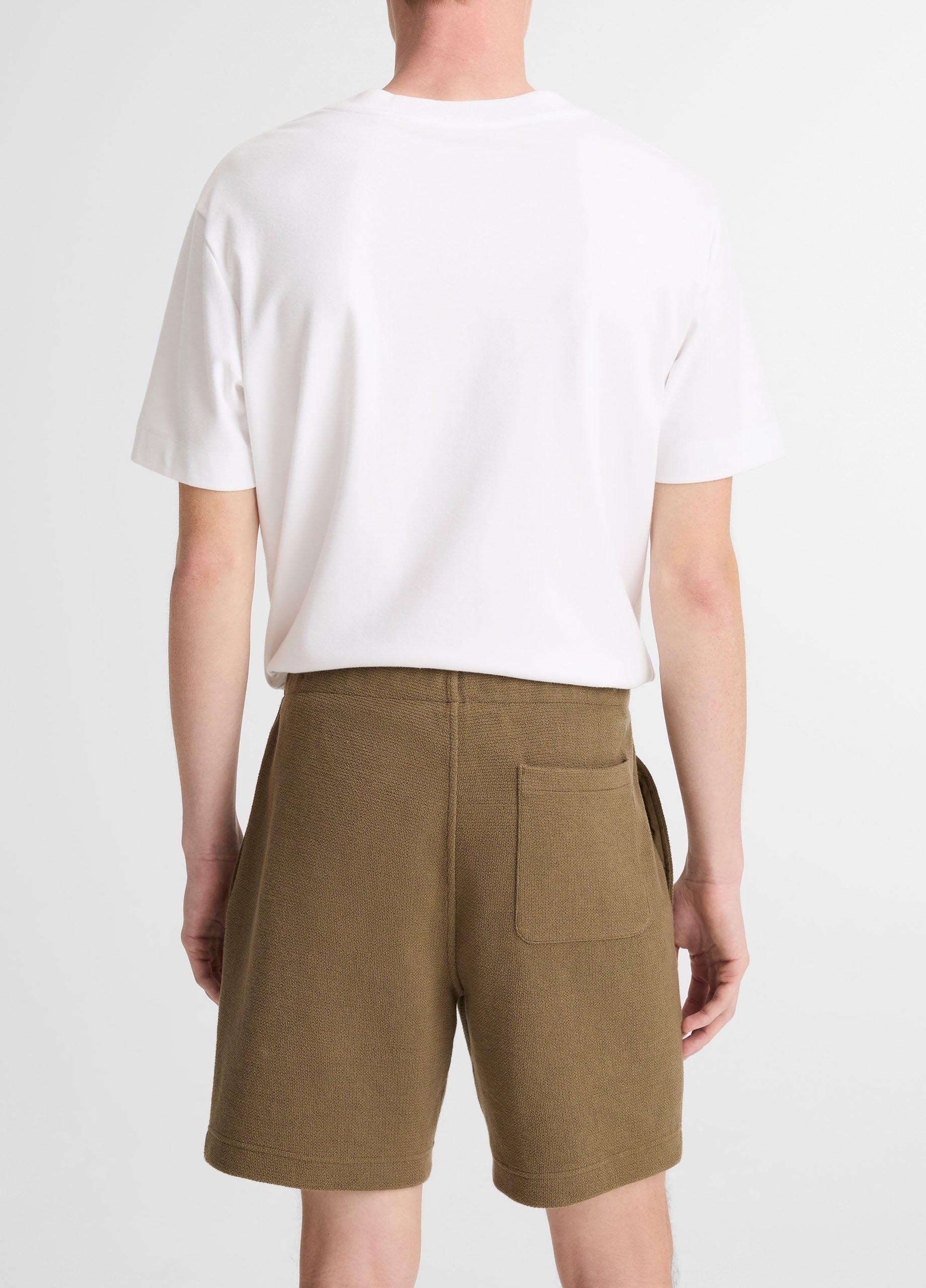 Vince Cotton Bouclé Pull-On Short - Shorts