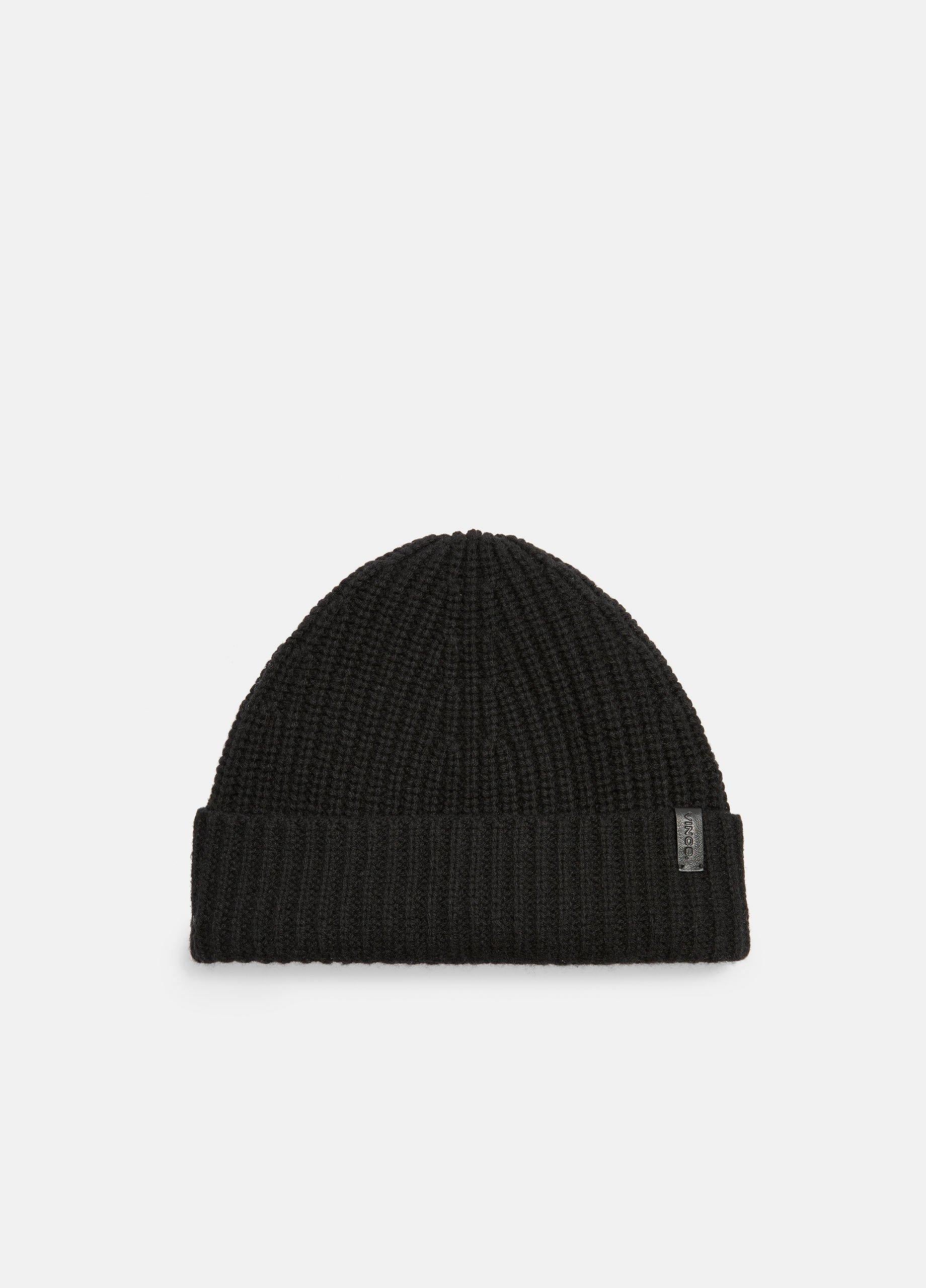 Vince Cashmere Shaker-Stitch Beanie - Scarves & Hats