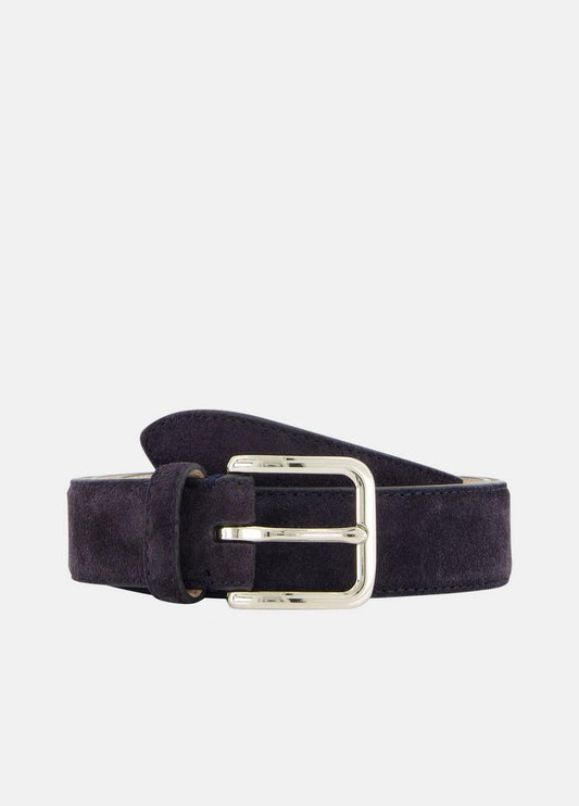 Vince Men's Alex 30mm Stitched Suede Belt - Belts