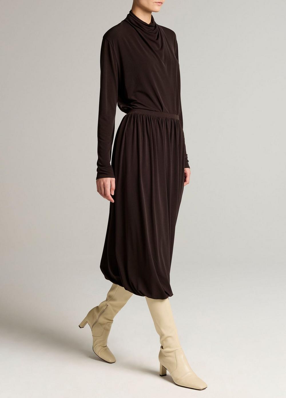 Vince Matte Jersey Bubble Skirt - Skirts