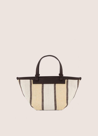 Vince Marin Woven Cotton Mini Tote - Handbags