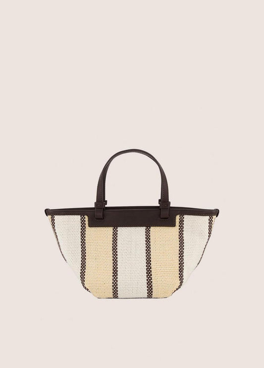 Vince Marin Woven Cotton Mini Tote - Handbags