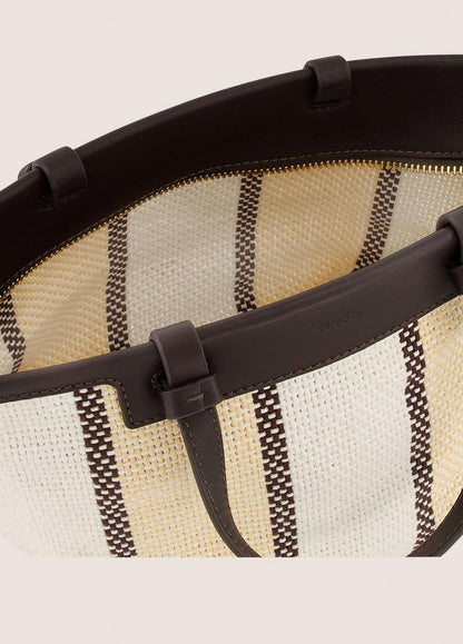 Vince Marin Woven Cotton Mini Tote - Handbags