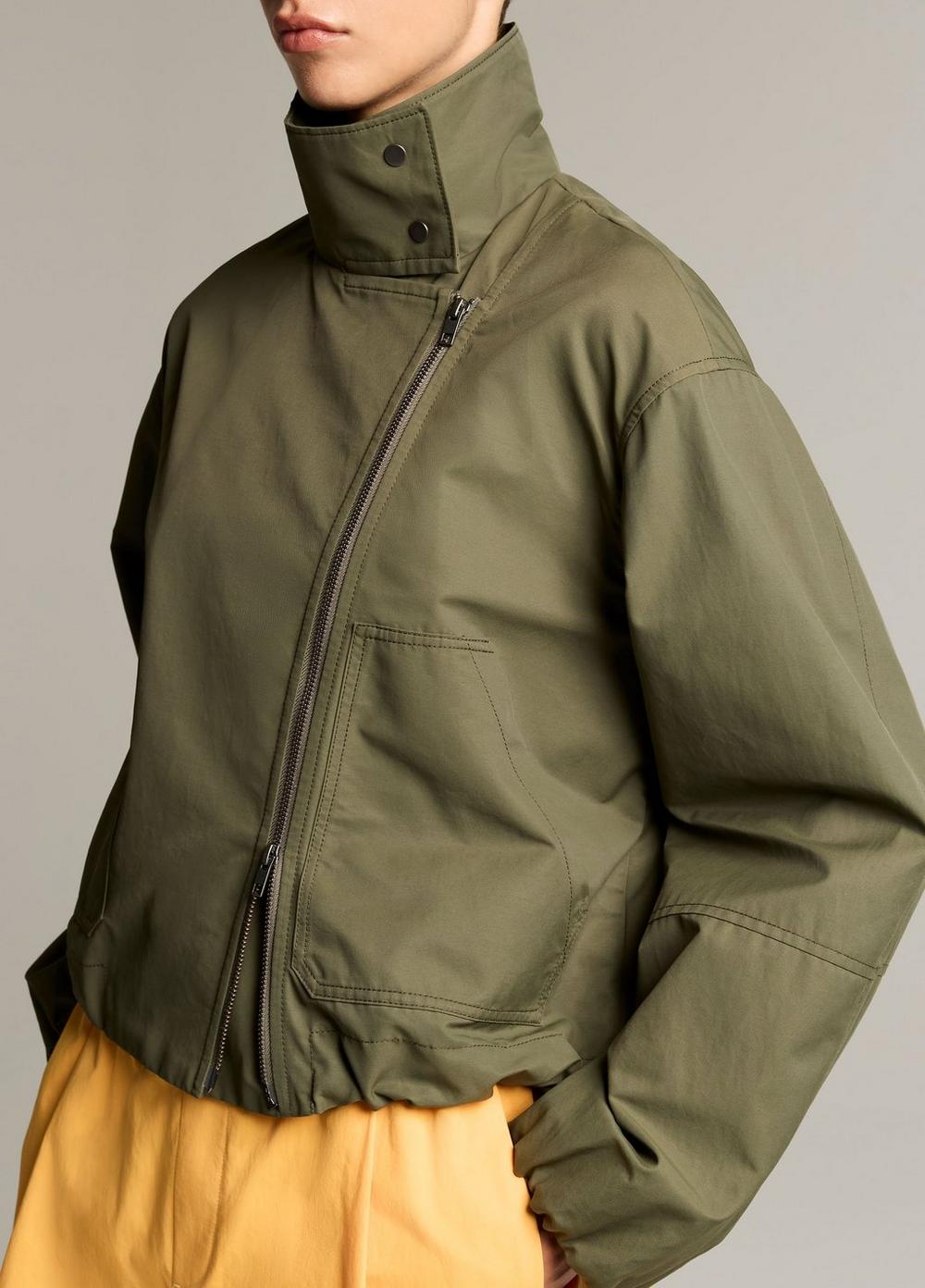 Vince Sculpted Cotton-Blend Parachute Jacket - Jackets