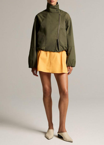 Vince Sculpted Cotton-Blend Parachute Jacket - Jackets