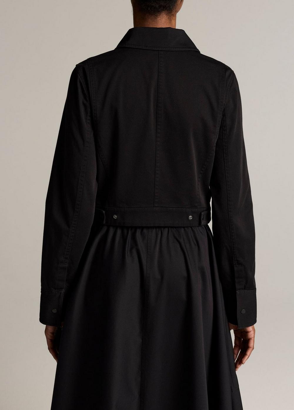 Vince Stretch-Cotton Twill Shrunken Jacket - Jackets