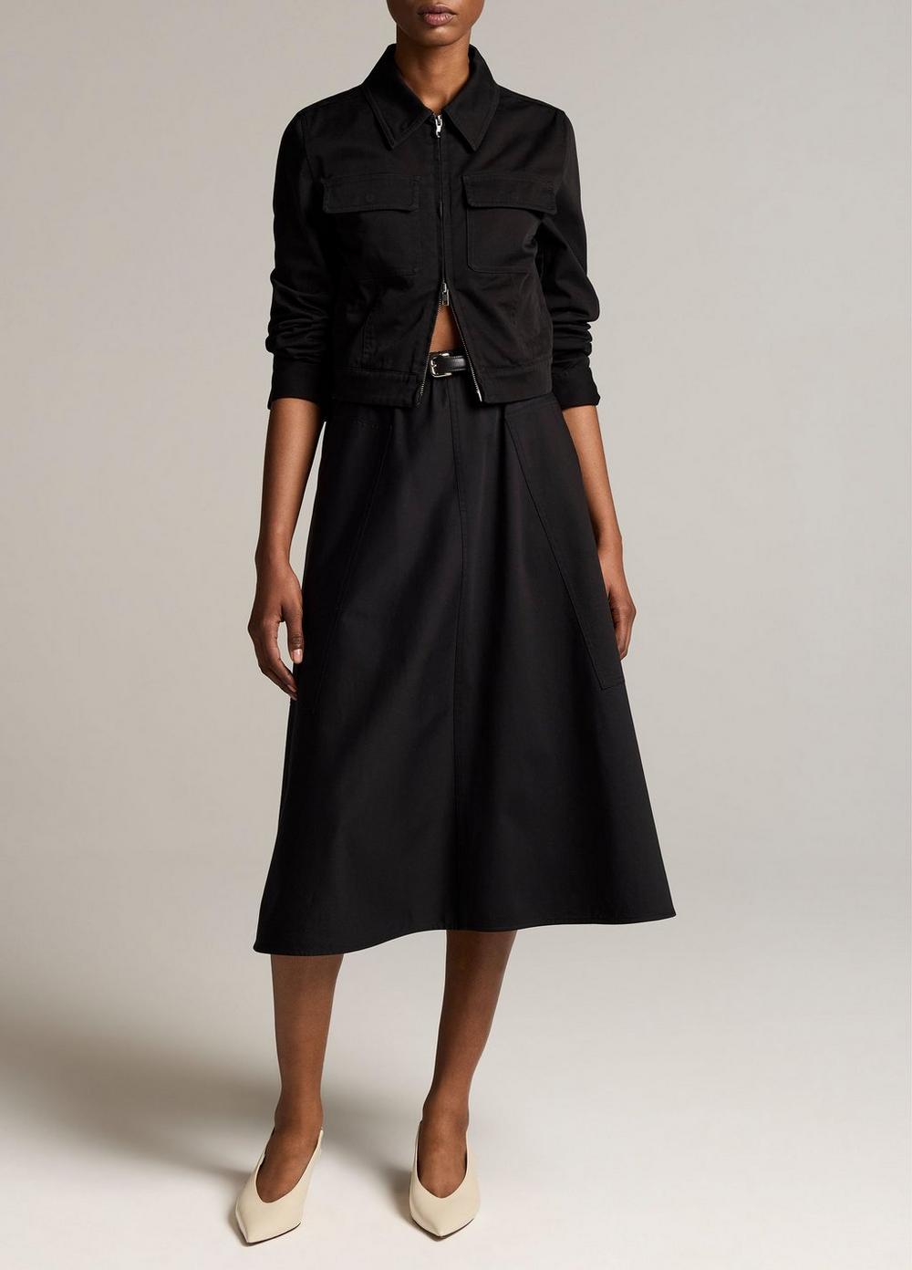 Vince Stretch-Cotton Twill Shrunken Jacket - Jackets