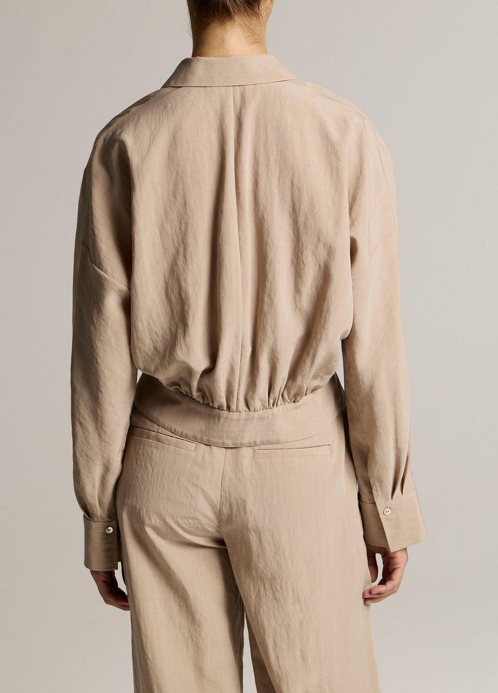 Vince Blouson-Back Shirt Jacket - Jackets