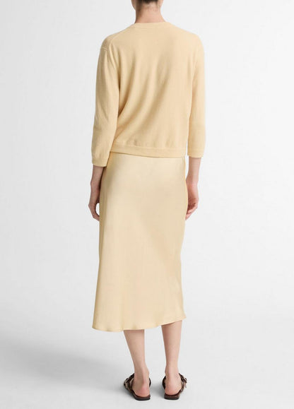 Vince Matte Satin Slip Skirt - Dresses & Skirts
