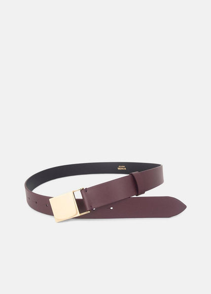 Vince Women's 30mm Plaque Leather Belt - Accessories