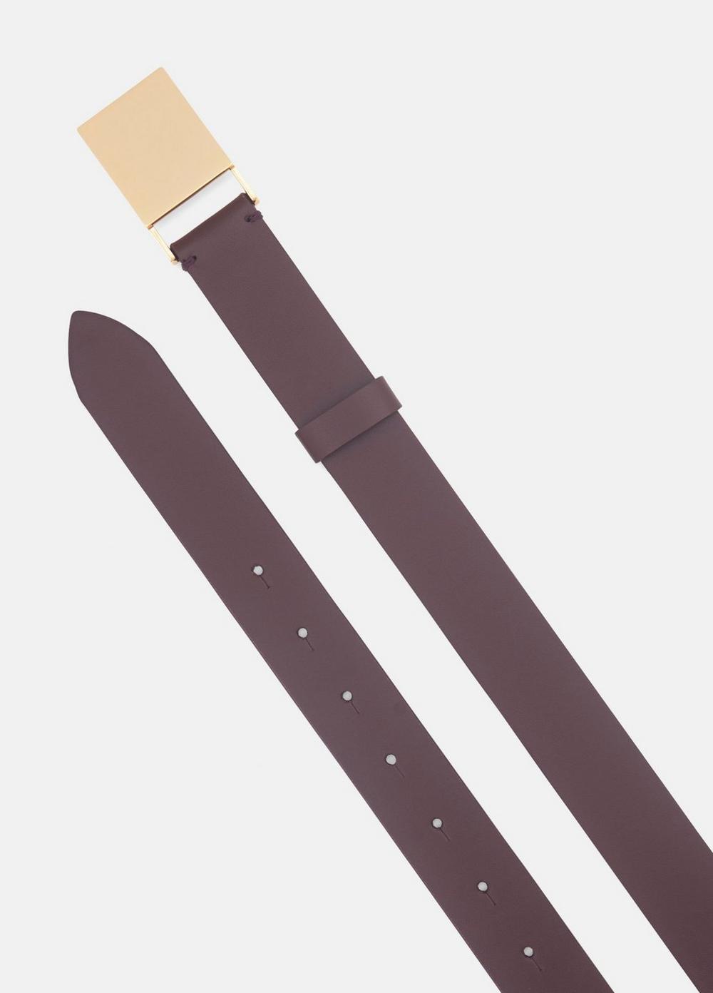 Vince Women's 30mm Plaque Leather Belt - Accessories