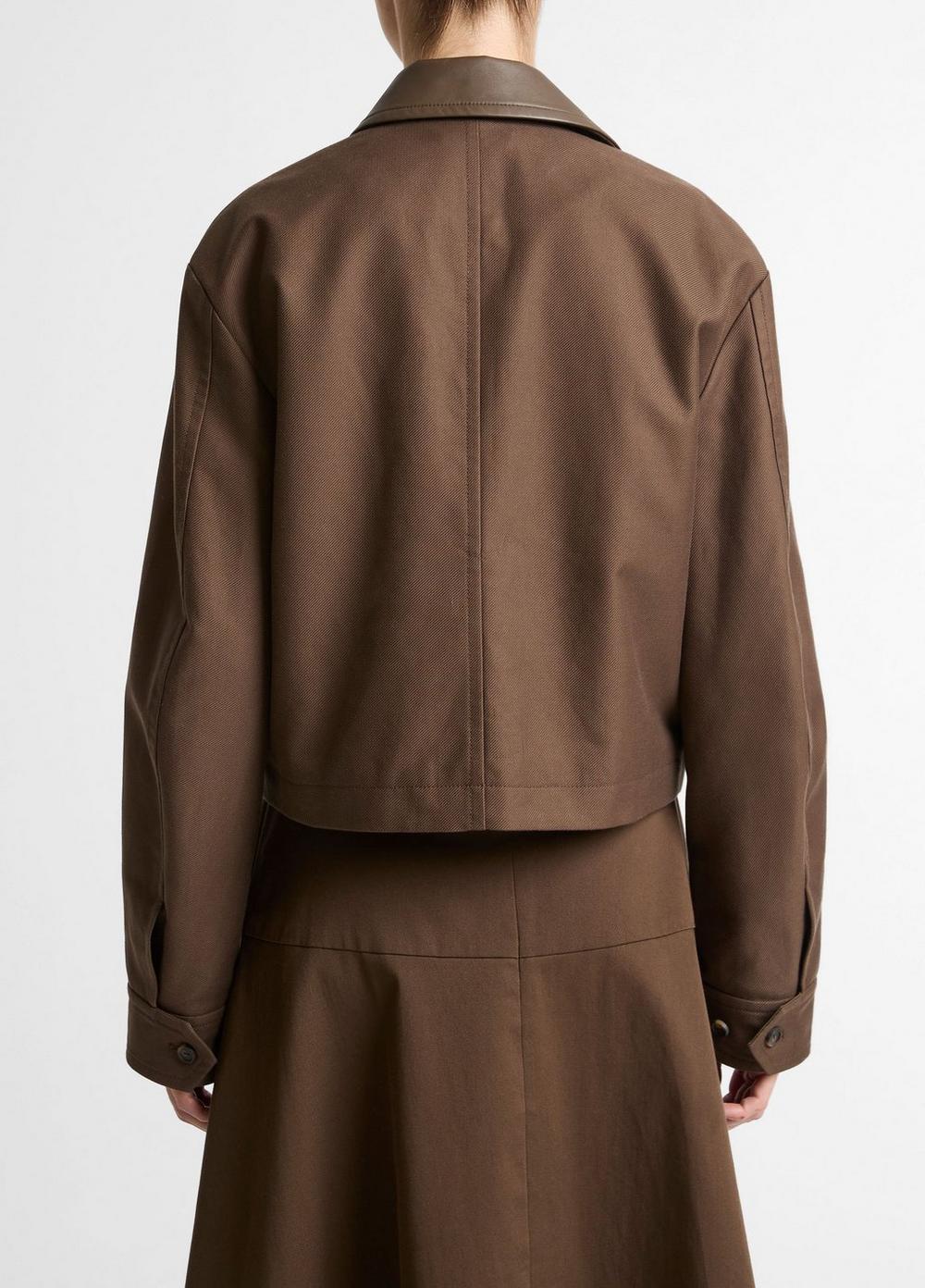 Vince Casual Cotton Twill Jacket - Jackets & Outerwear