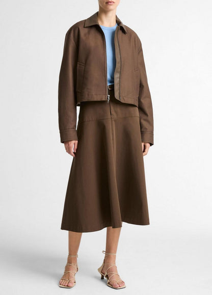 Vince Casual Cotton Twill Jacket - Jackets & Outerwear