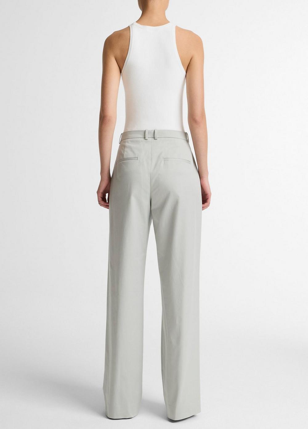Vince Camille Cotton-Blend Wide-Leg Trouser - Pants & Shorts