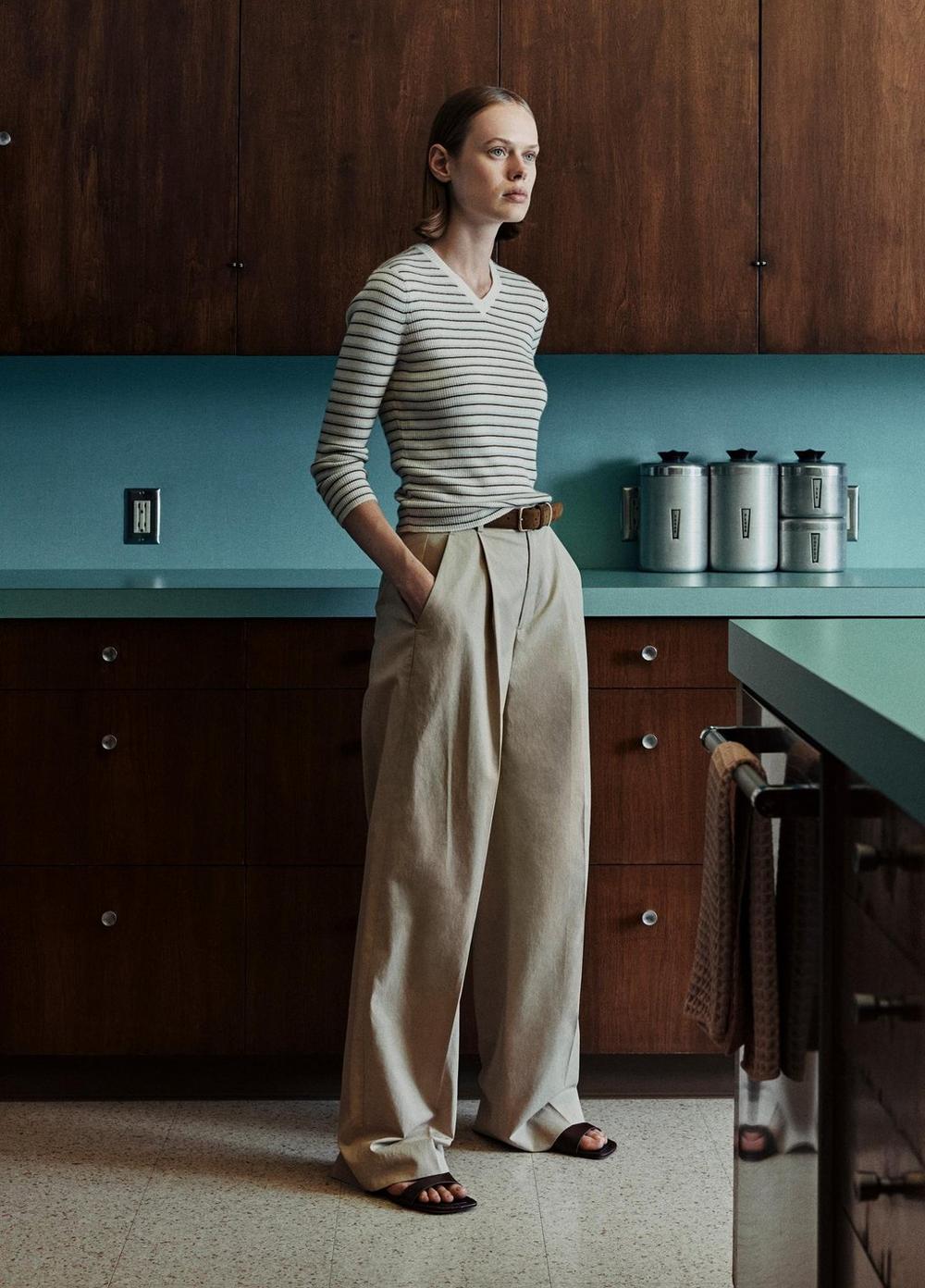 Vince Camille Cotton-Blend Wide-Leg Trouser - Pants & Shorts
