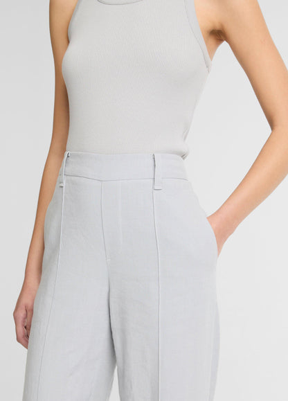 Vince Joan High-Rise Linen-Blend Pull-On Pant - Trousers