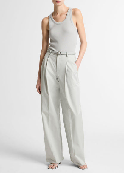 Vince Ribbed Scoop-Neck Tank - Tank Tops