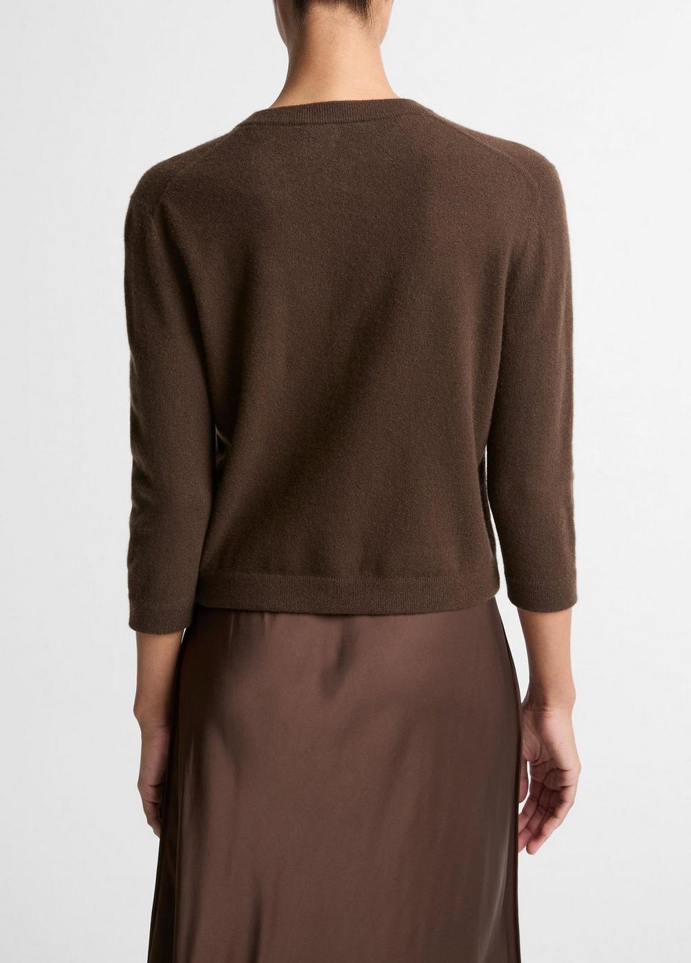 Vince Wool & Cashmere-Blend Pocket Cardigan - Sweaters
