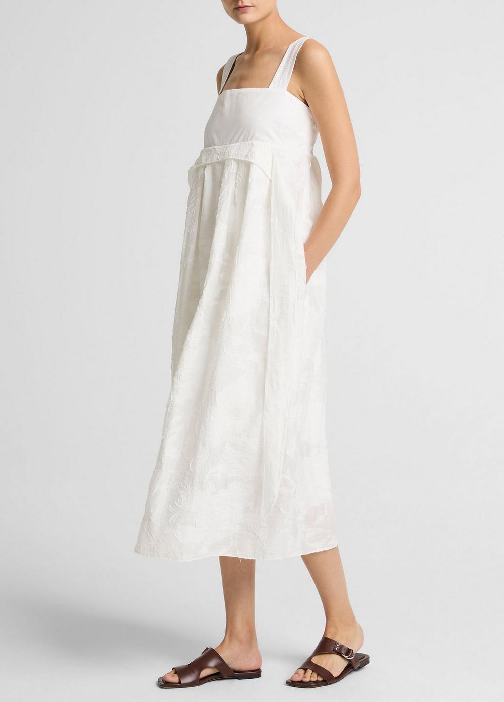 Vince Fil Coupé Mixed-Media Dress - Dresses