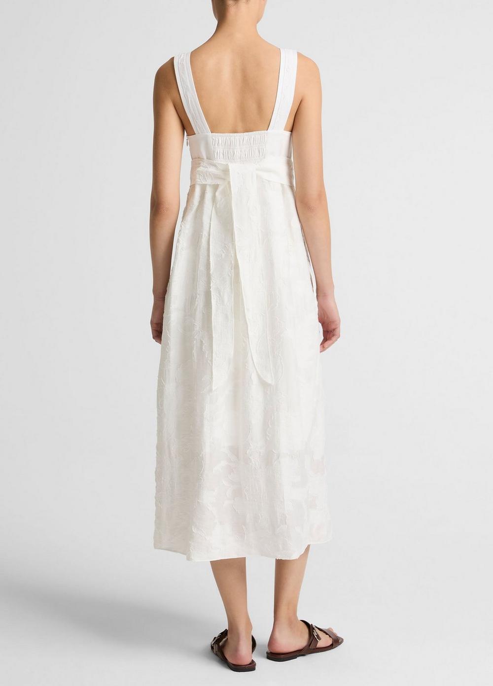 Vince Fil Coupé Mixed-Media Dress - Dresses