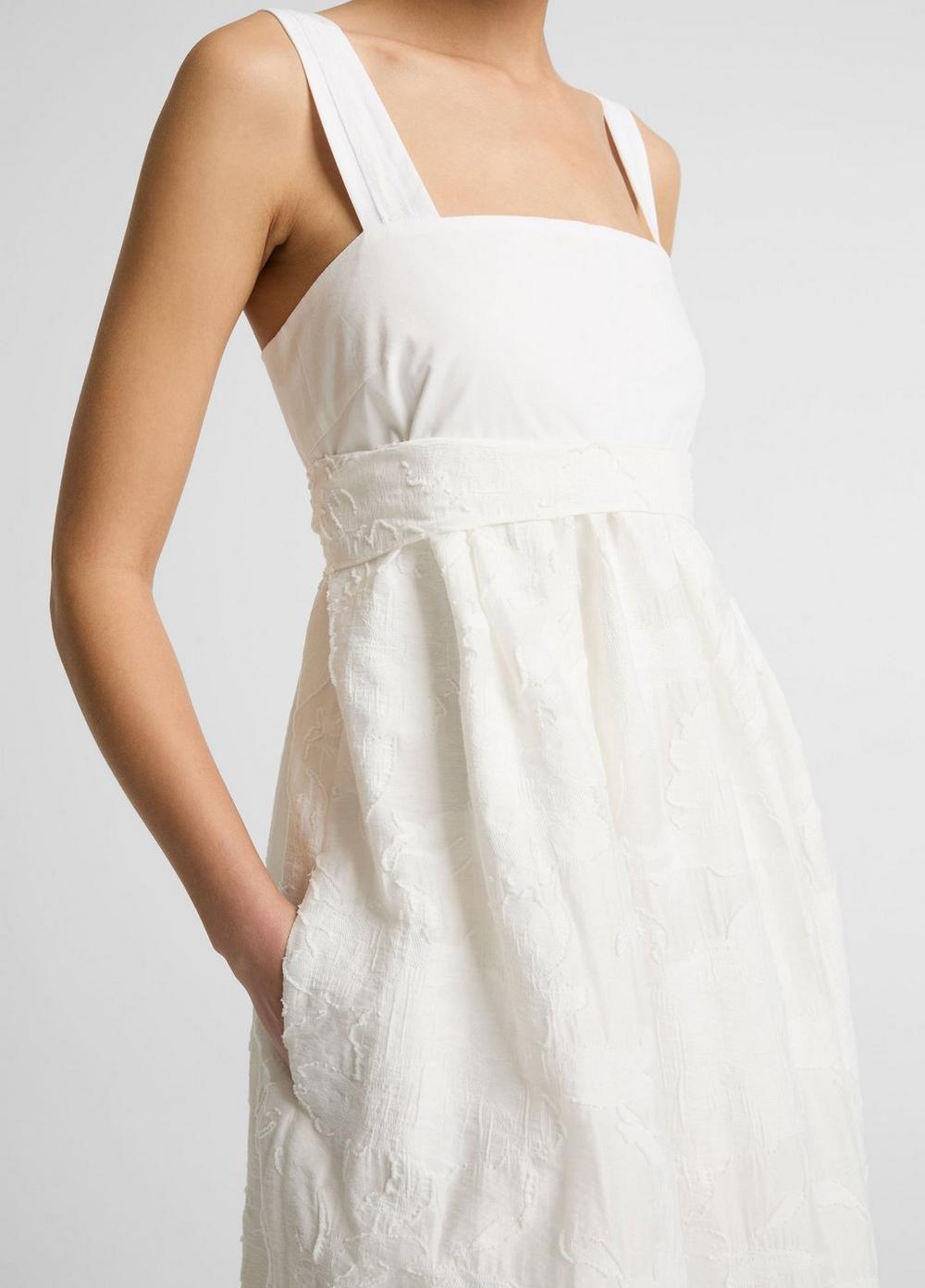 Vince Fil Coupé Mixed-Media Dress - Dresses