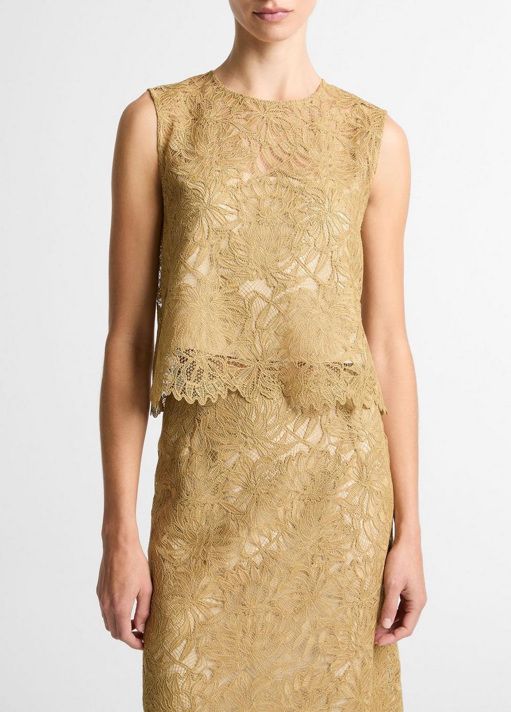 Vince Lace Shell - Tank Tops